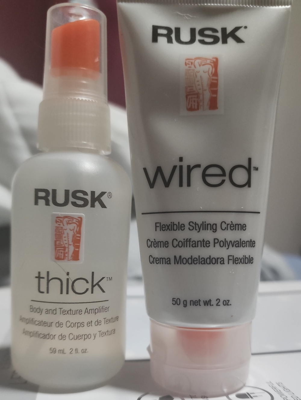 RUSK Thick Body & Texture Amplifier - Clear/White